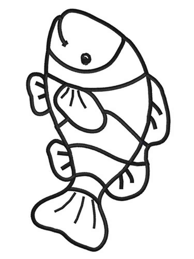 Clownfish coloring pages. Download and print Clownfish coloring pages.